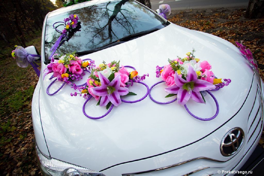Свадебное украшение авто Свадебное украшение авто